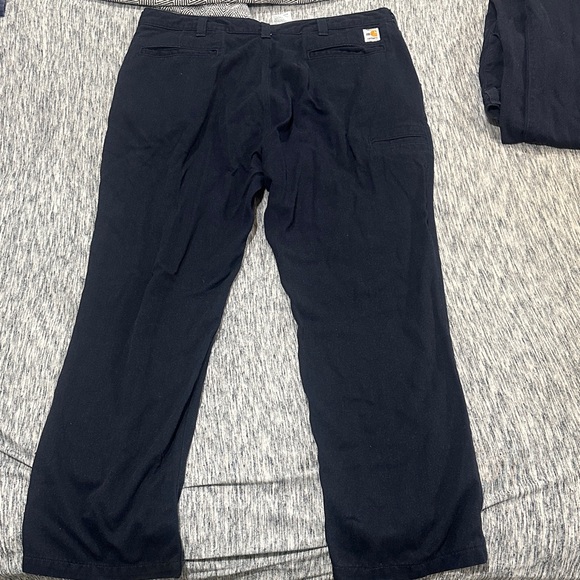 Carhartt FR Dark Blue and Black Pants Set of 3 42x32 - Picture 7 of 14